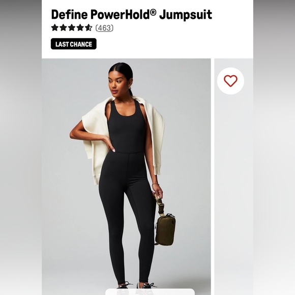 Fabletics Define Powerhold Jumpsuit XS Black - Picture 3 of 8